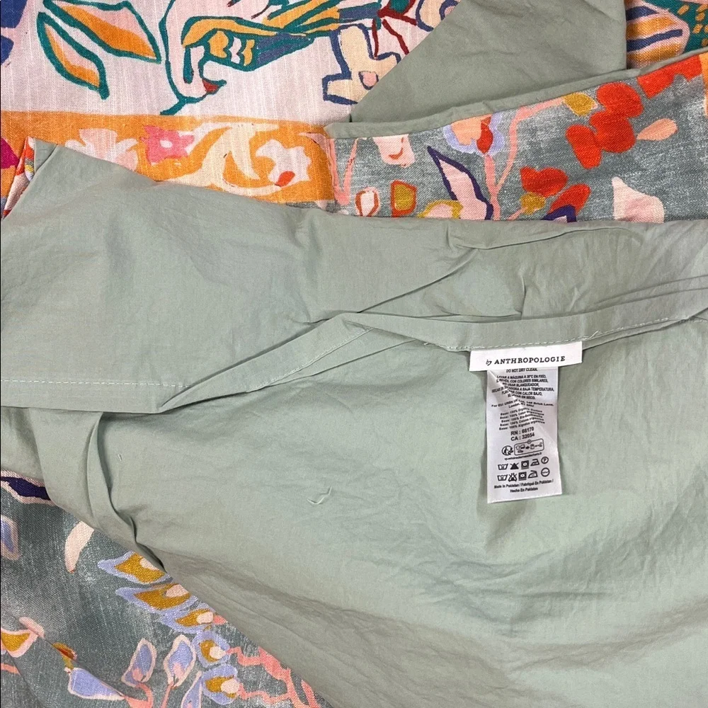 Anthropologie Lacey Set of 2 King Pillow Shams New